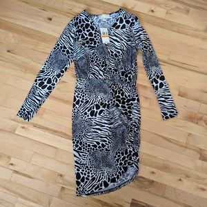 Michael Kors Animal Print Dress. Size S. NWT.